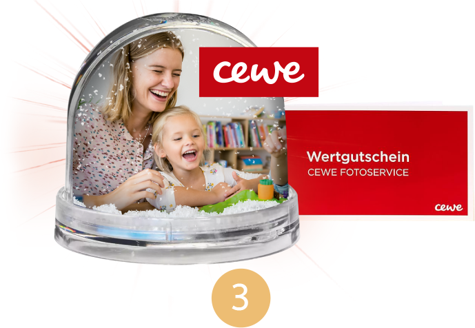Foto-Schneekugel gratis bestellen